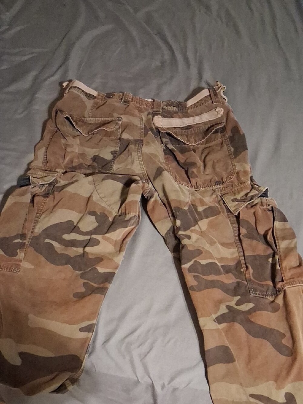 GAP Men's Camouflage Cargo Pants - Brown/Green Camo - Picture 5 of 5